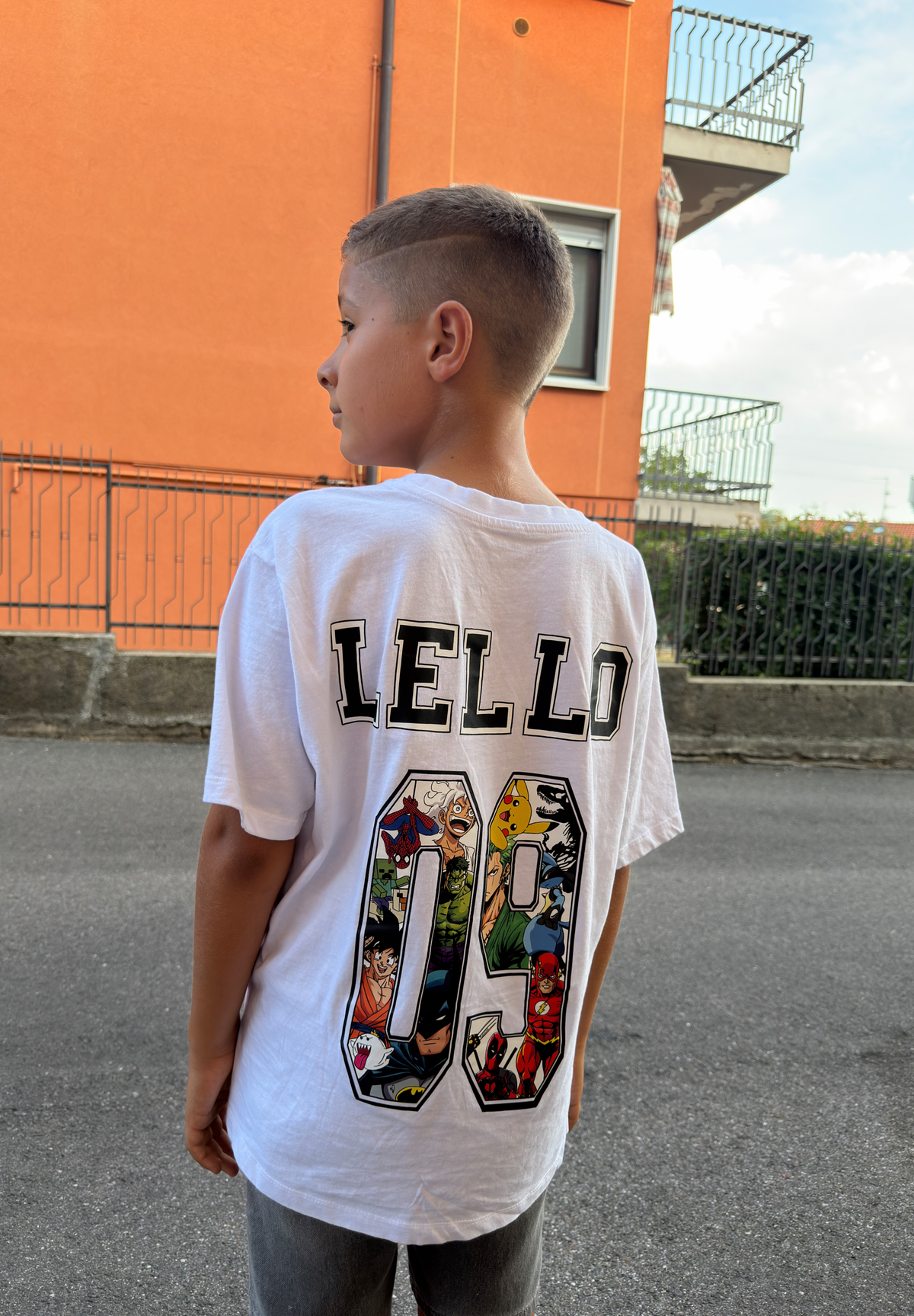 T-Shirt Personalizzata Nome e Numero | Stile Calciatore